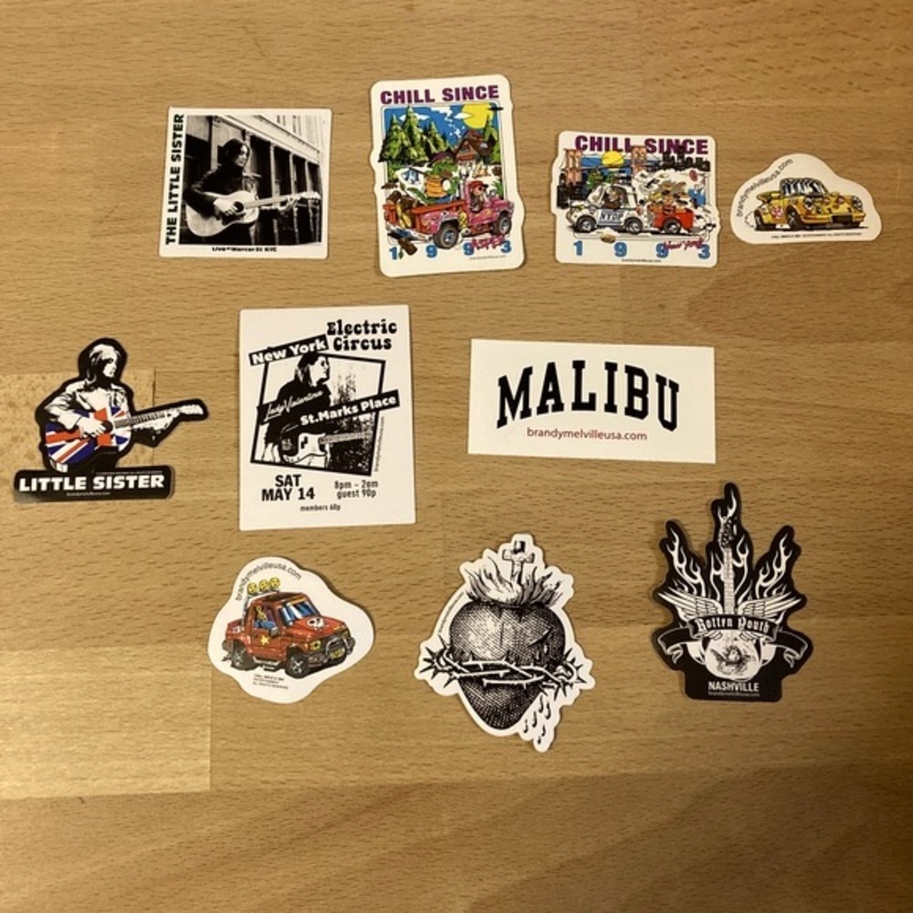 BRANDY MELVILLE stickers!